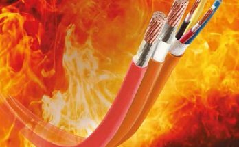 Why are fire resistant cables important for safety?